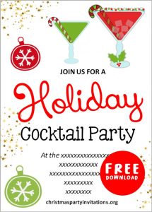 Christmas Party Invitations | Free Printable Christmas Templates 🎅