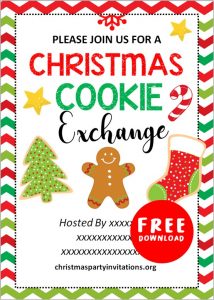 Christmas Party Invitations | Free Printable Christmas Templates 🎅