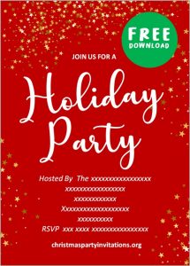 Christmas Party Invitations | Free Printable Christmas Templates 🎅