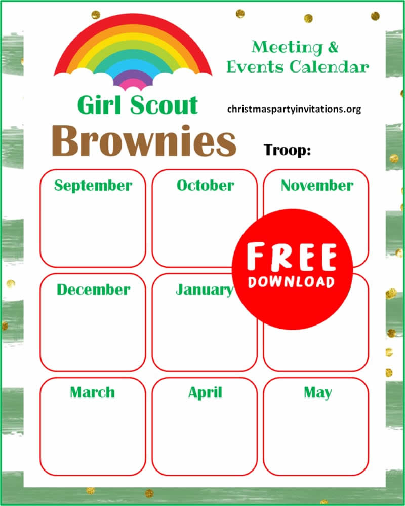 Girl Scout Activity sheets