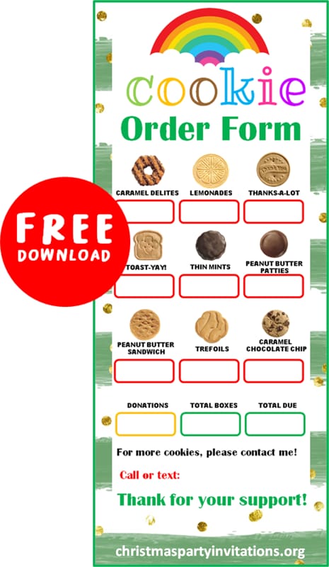 ABC Bakery Girl Scouts Cookie Orders