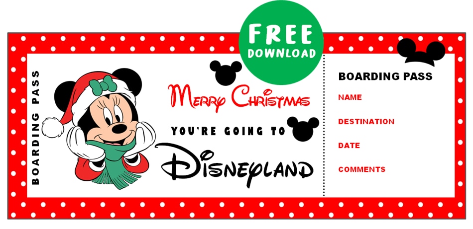 disneyland christmas printable