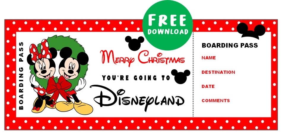 disneyland trip announcement